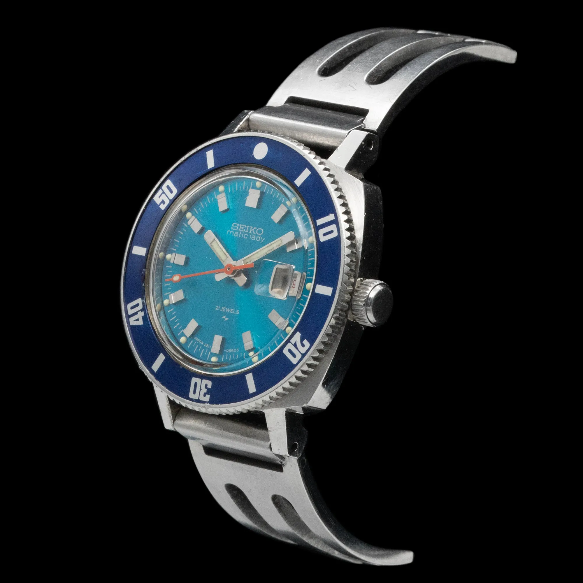 Seiko - 1969 Ladies Matic Diver Blue Bezel 2517-3271