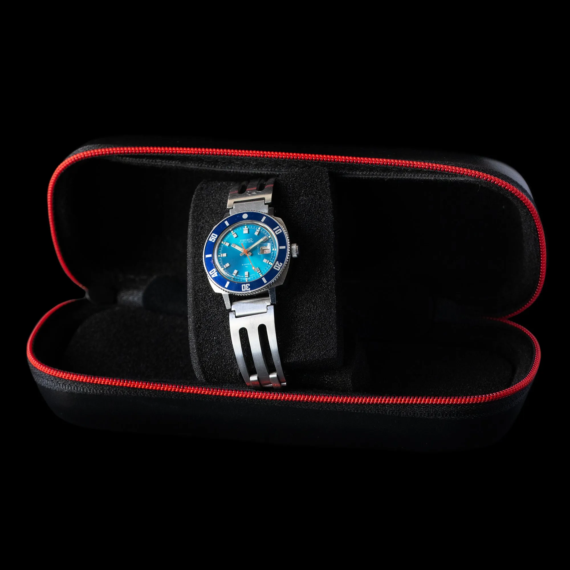 Seiko - 1969 Ladies Matic Diver Blue Bezel 2517-3271