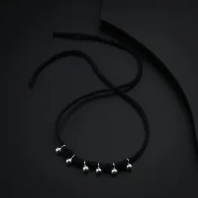 Silver Beads Anklet