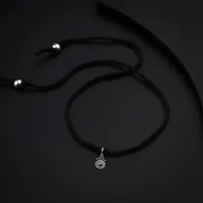 Silver Drop Motif Anklet