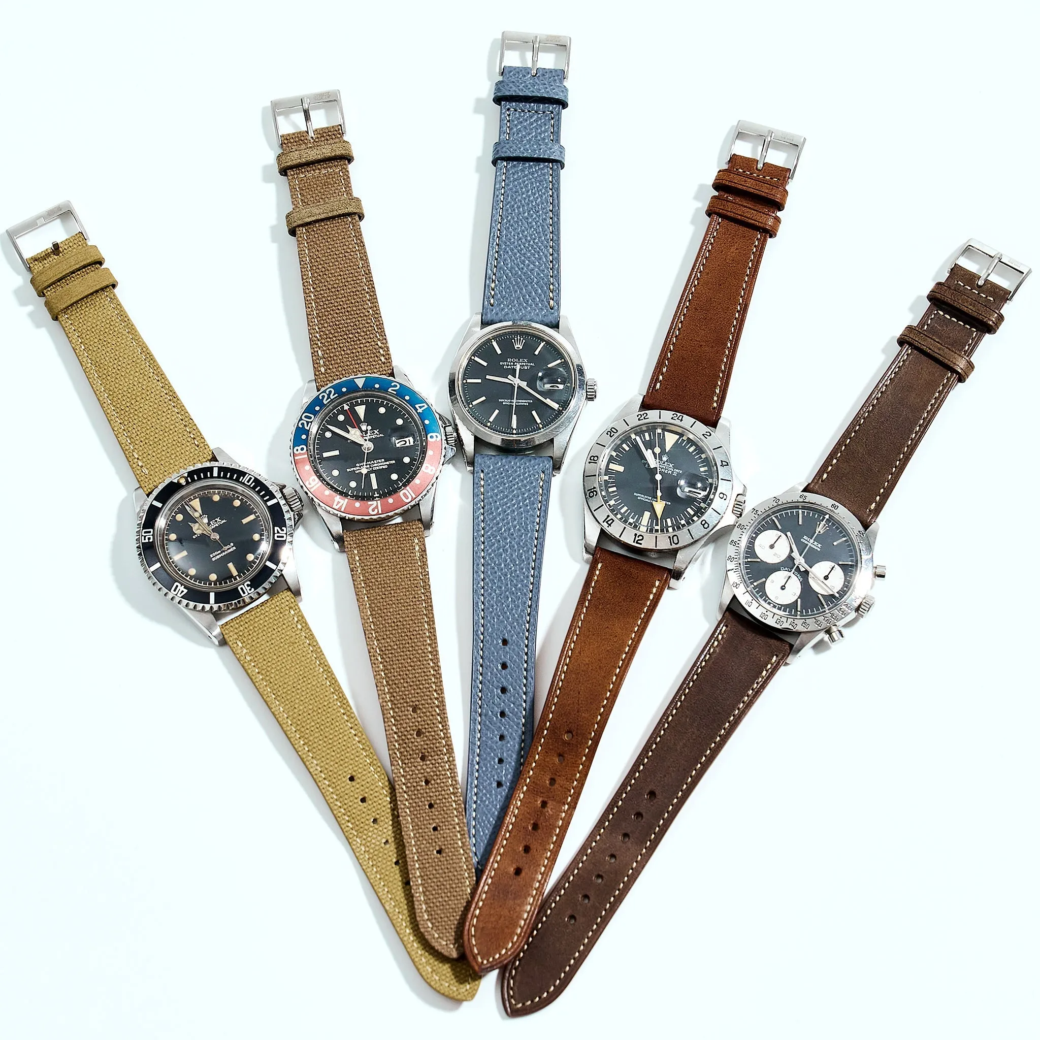 SLATE BLUE GRAINED CALF STANDARD STRAP