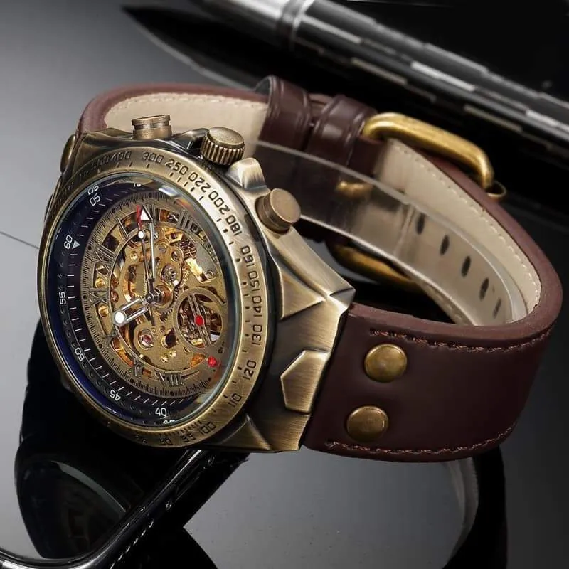Steampunk Skeleton Wrist Watch