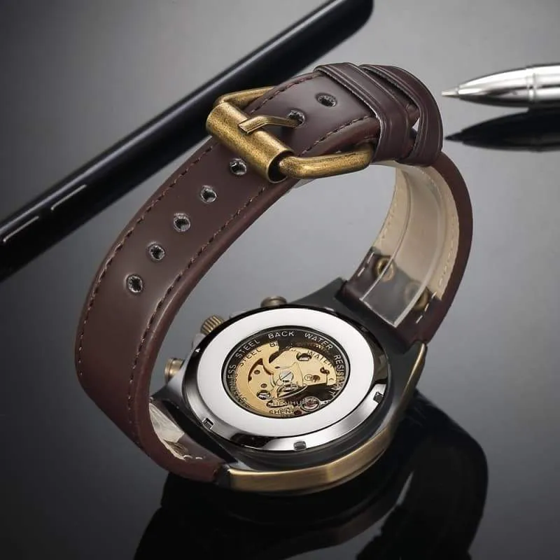 Steampunk Skeleton Wrist Watch