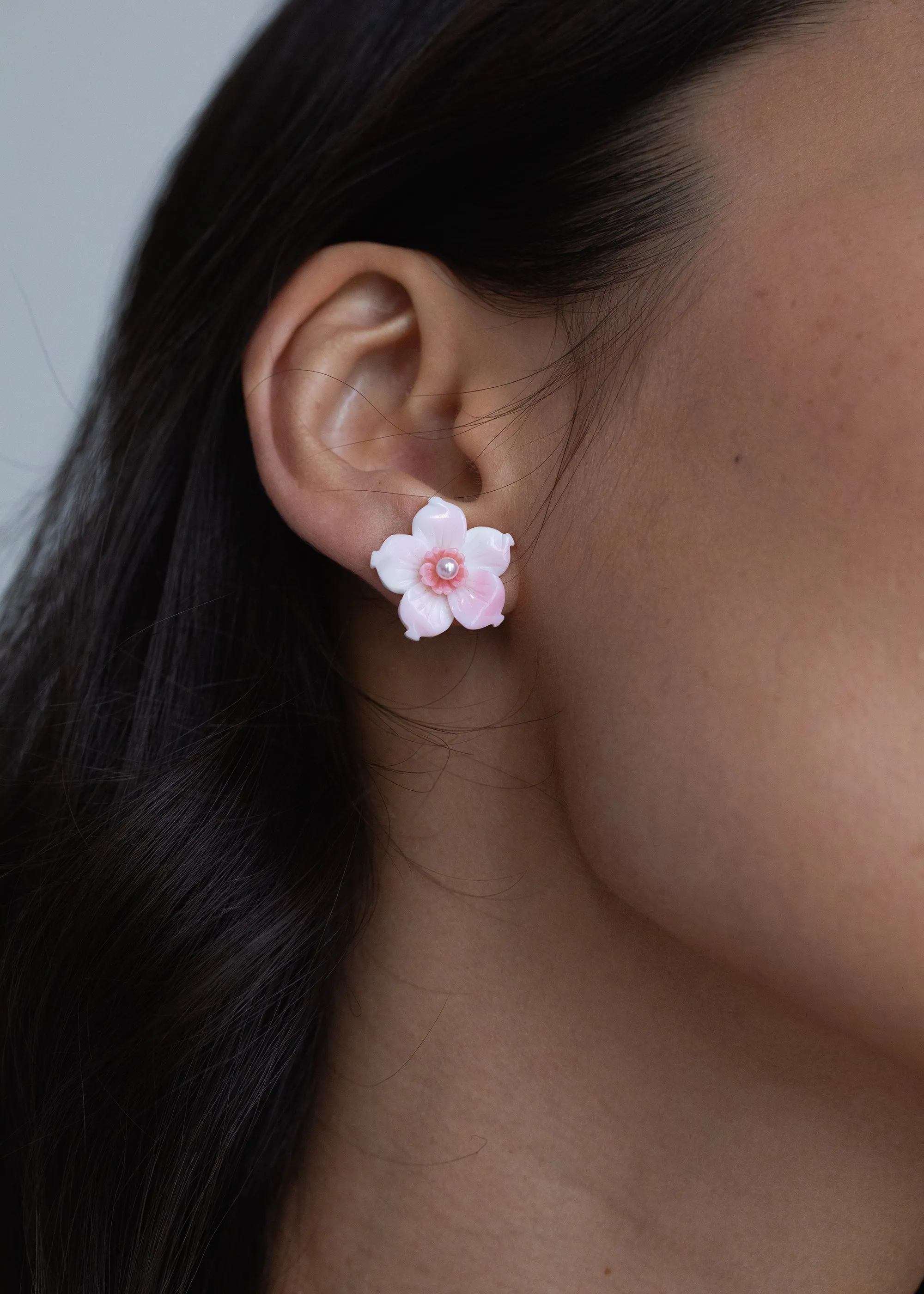 Tansey Earrings -- Rose