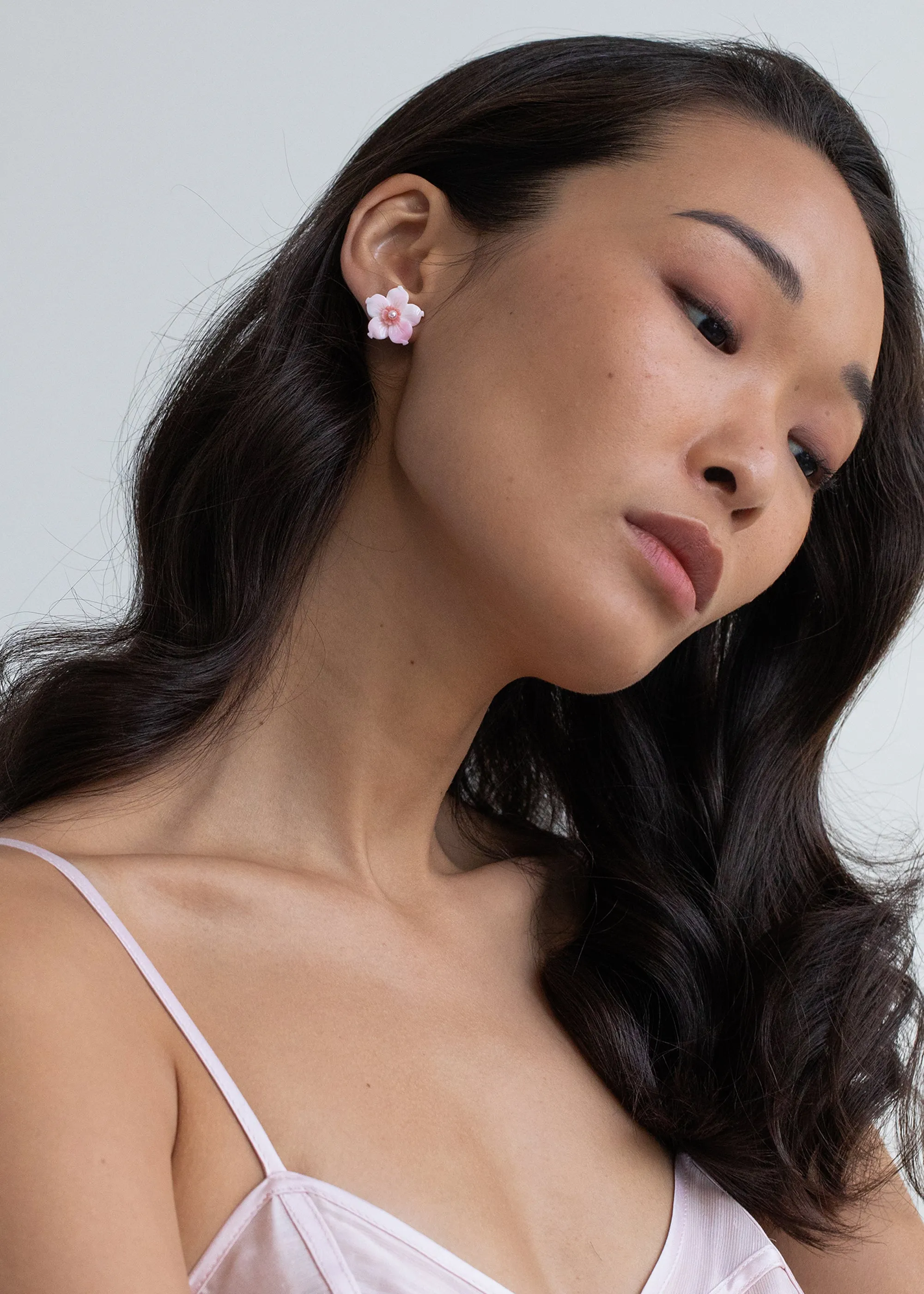 Tansey Earrings -- Rose