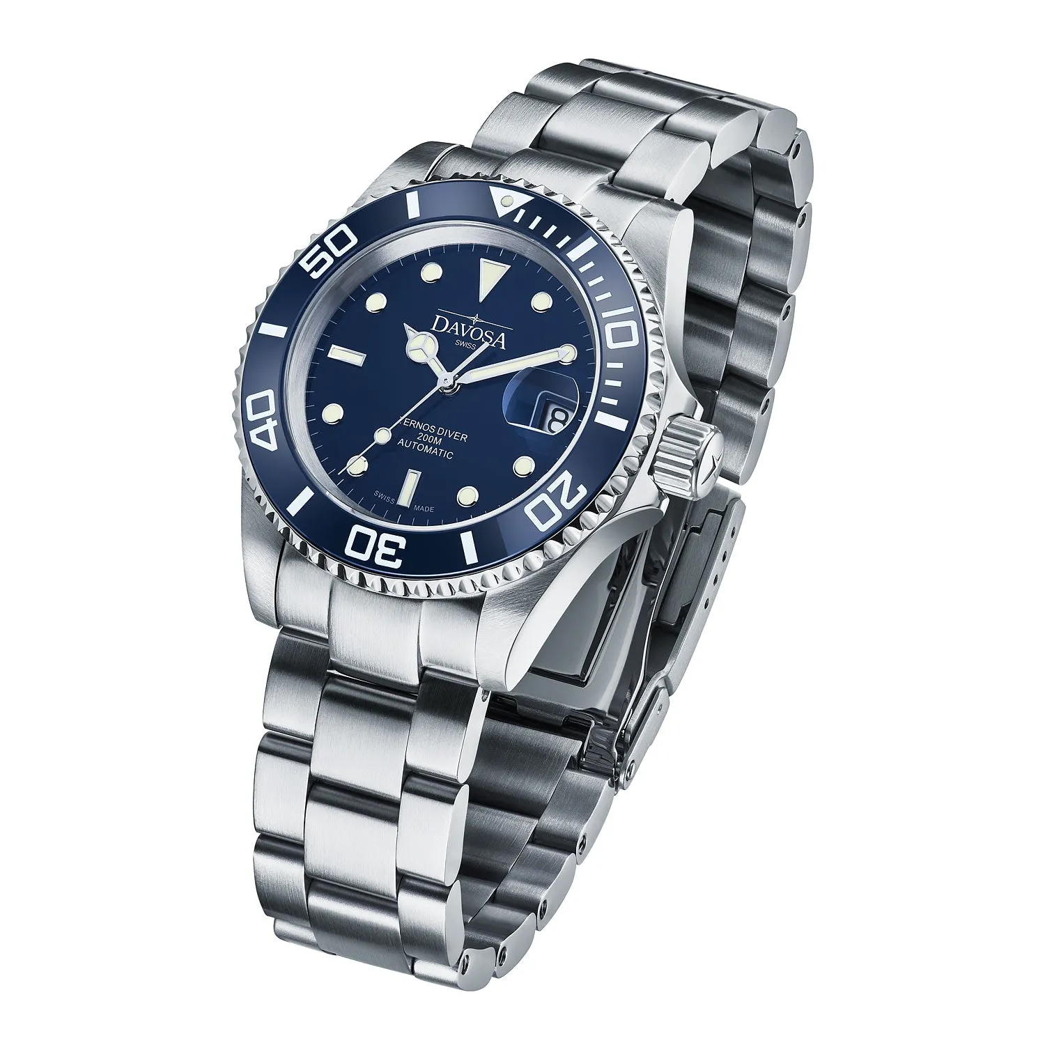 Ternos Ceramic Automatic 200m Blue Diving Watch 16155540
