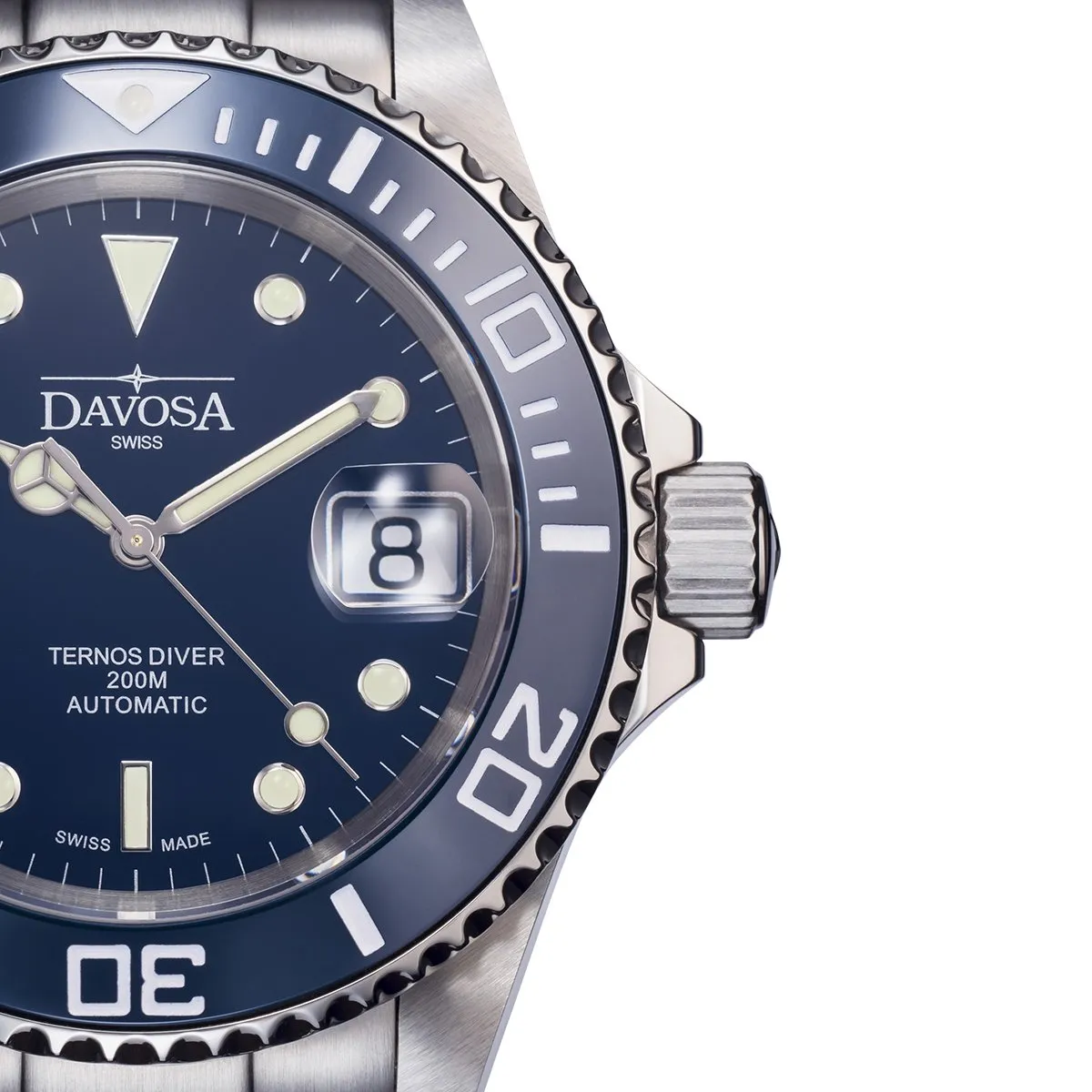 Ternos Ceramic Automatic 200m Blue Diving Watch 16155540