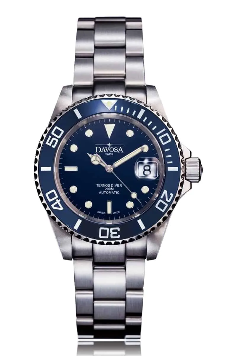 Ternos Ceramic Automatic 200m Blue Diving Watch 16155540