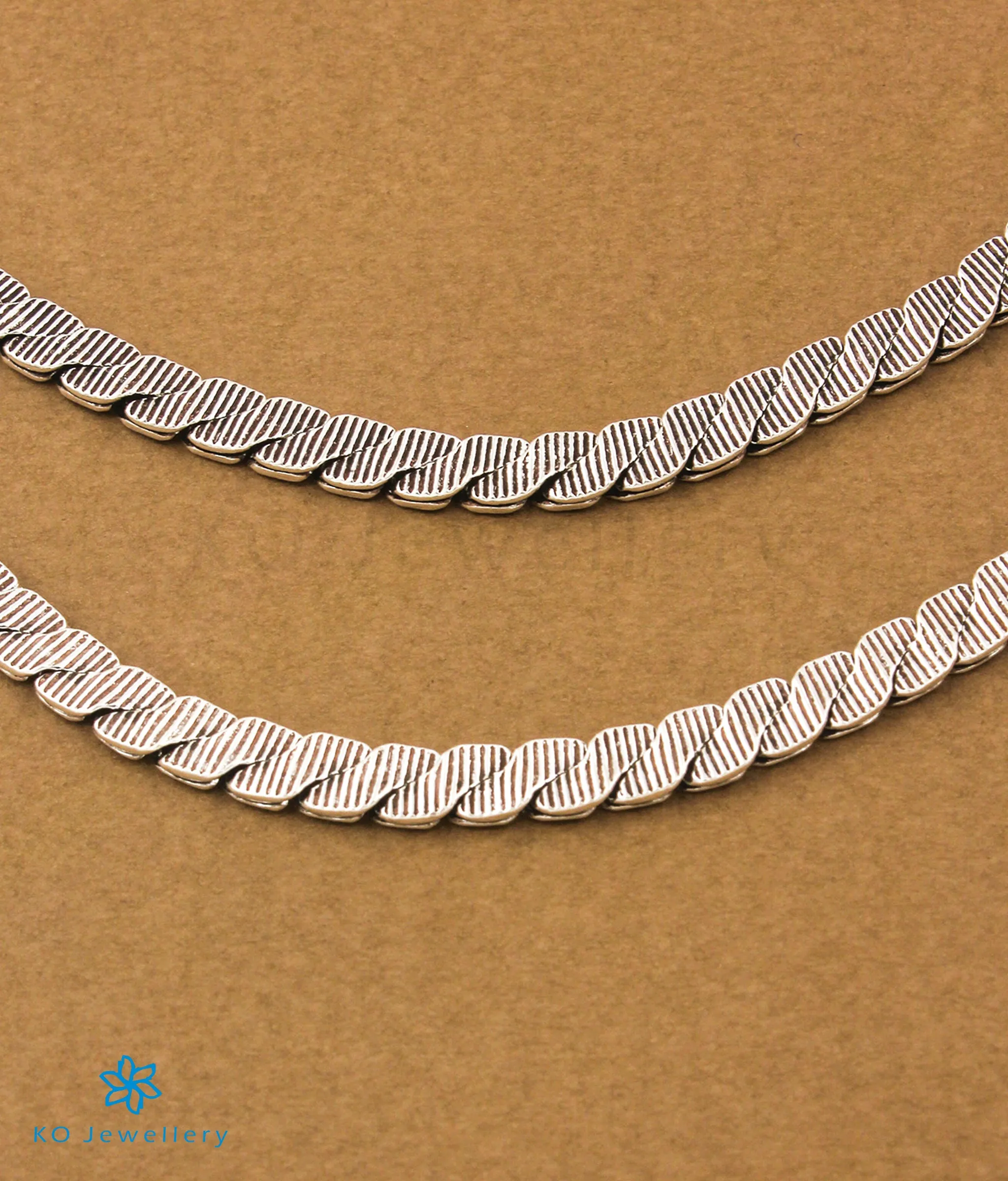 The Sparsh Silver Anklets