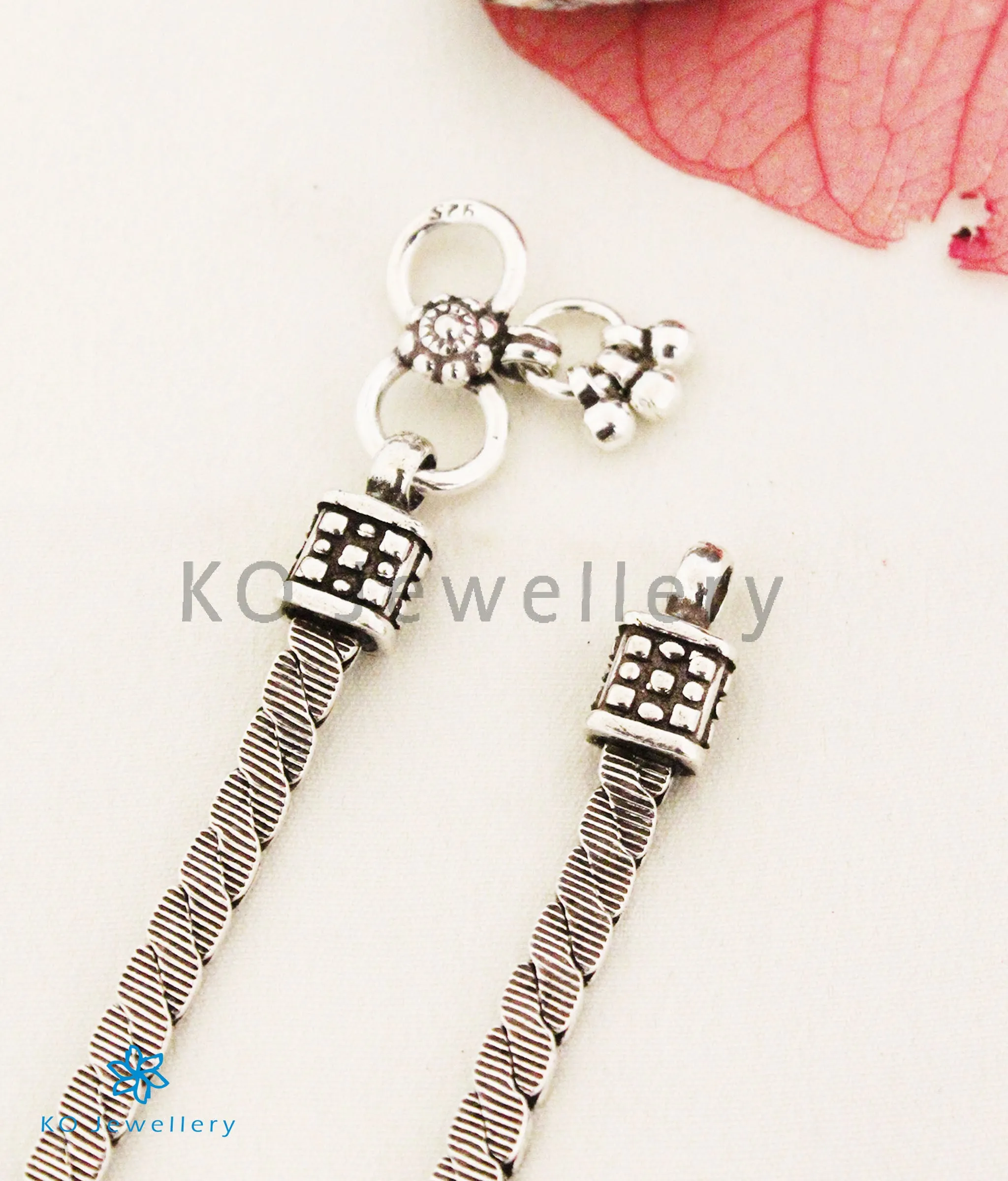 The Sparsh Silver Anklets