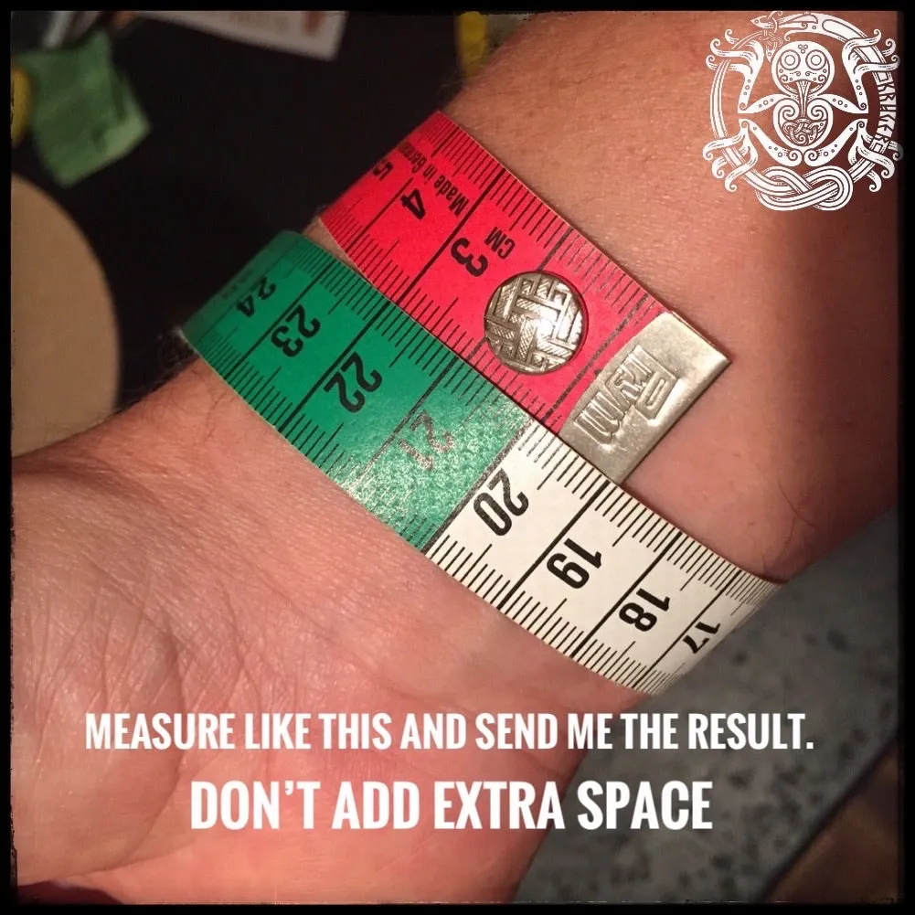 Thin Ægishjálmur and Vegvisir bracelets