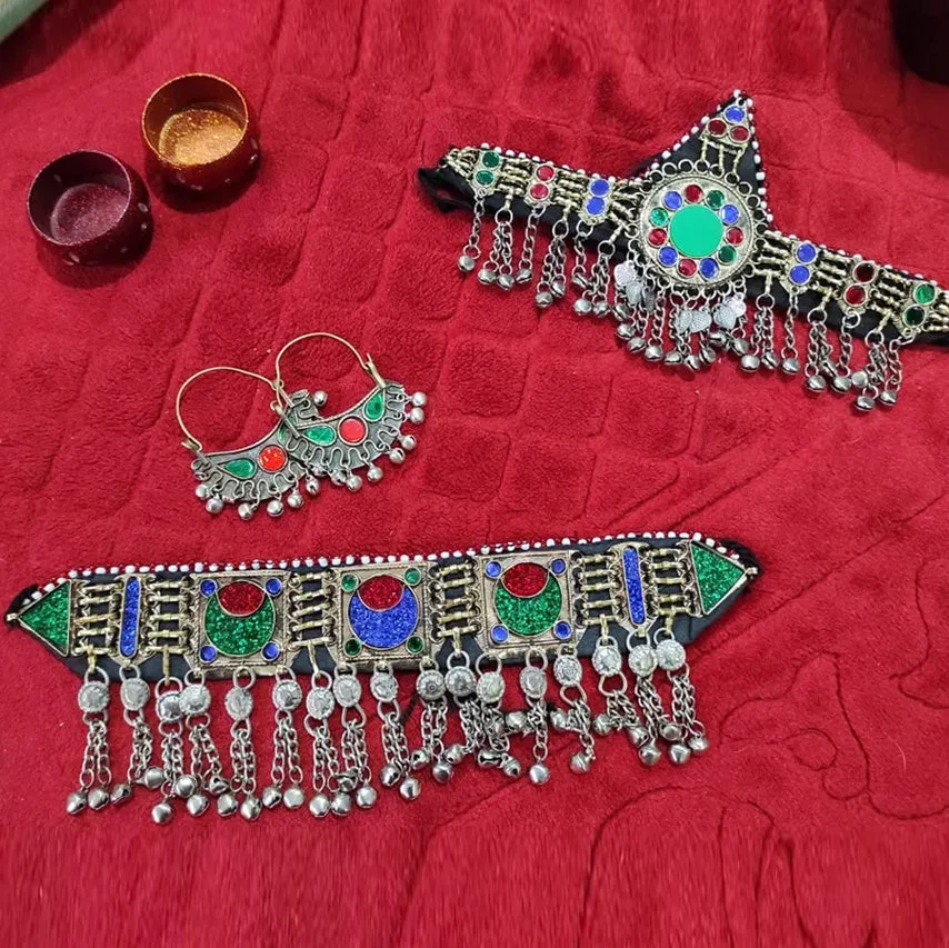 Traditional Matha Patti Chokers Jewelry Set