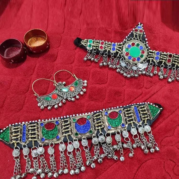 Traditional Matha Patti Chokers Jewelry Set