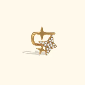 Tripple Starburst Earcuff
