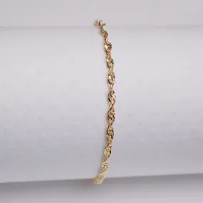 Twisted - Gold Vermeil Anklet - ANK01 GV