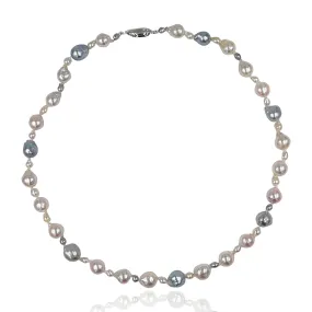 White & Grey, Seed & Akoya 'The Original' Pearl Necklace