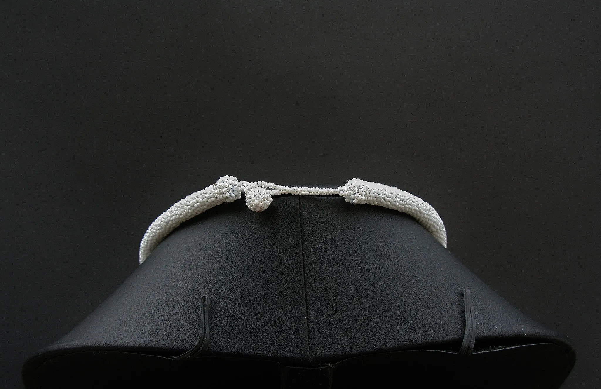 Zulu Love Letter Choker Necklace Black and White